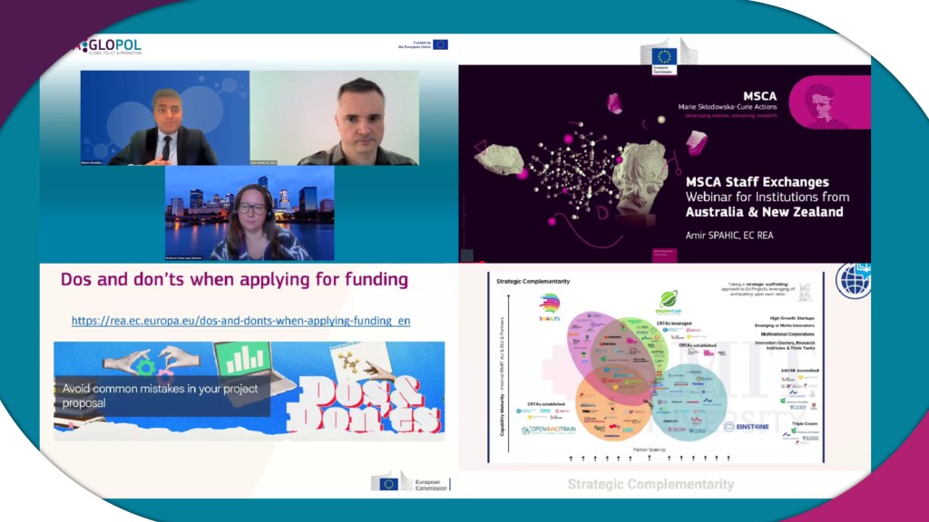 Strengthening EU–Australia and New Zealand Collaboration: MSCA Staff Exchanges Webinar for Institutions from Australia & New&nbsp;Zealand