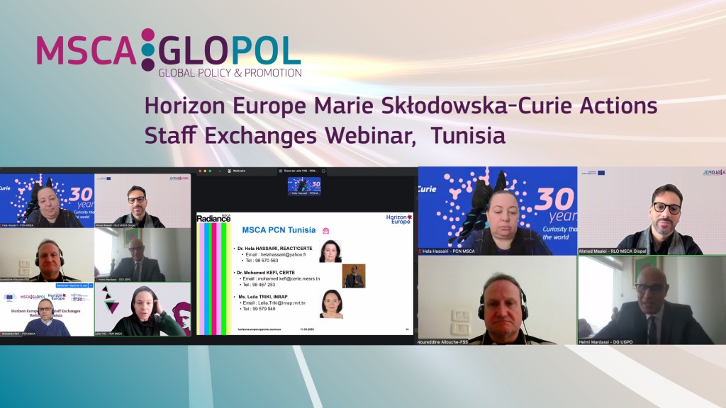 Horizon Europe Marie Skłodowska-Curie Actions Staff Exchanges Webinar,&nbsp;Tunisia